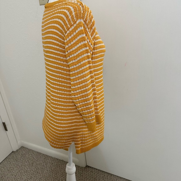 Talbots mustard Sweater shirt Tencel size SP - Picture 6 of 8